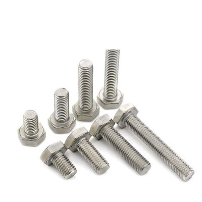 Perno completo de acero inoxidable del hex. del hilo de las sujeciones del GH 4169 des alta temperatura de la aleación del material de M50x150 Inconel 718